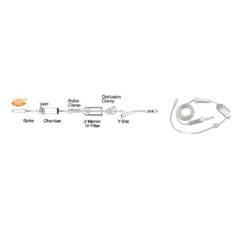 AirTite Products Primary Administration Set 60 Drops / mL Drip Rate 78 Inch Tubing - M-501052-2755 - Case of 50 - Axiom Medical Supplies