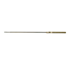 BR Surgical Endocervical Biopsy Curette BR Surgical Kevorkian 12 Inch Length Single-ended Flat Handle 4 mm Tip Straight Fenestrated Rectangular Tip - M-484258-4805 - Each