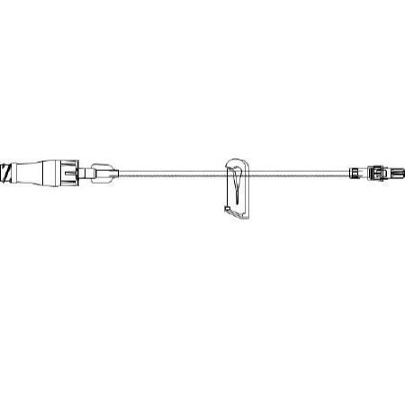 ICU Medical Extension Set 12 Inch Tubing DEHP-Free - M-579127-2621 - Case of 50