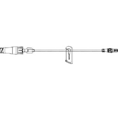 ICU Medical Extension Set 12 Inch Tubing DEHP-Free - M-579127-2621 - Case of 50