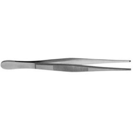 V. Mueller Tissue Forceps 8 Inch Length Surgical Grade Stainless Steel 1 X 2 Teeth - M-803647-1878 - Each