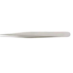 BR Surgical Tissue Forceps HerMann Medizintechnik Jeweler 11 cm Surgical Grade Curved No 5, Very Fine Pointed Tip, Sharp - M-710323-1716 - Each