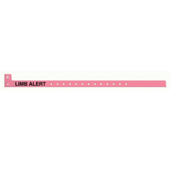 Precision Dynamics Identification Wristband Sentry® Superband® Alert Bands® Alert Band Permanent Snap Limb Alert - M-677979-1237 - Box of 1