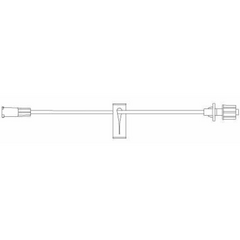 B. Braun Extension Set 12 Inch Tubing Without Port 0.4 mL Priming Volume DEHP-Free - M-448359-1177 - Case of 100