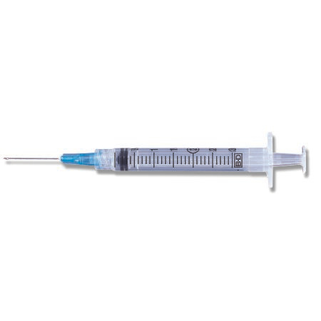 Becton Dickinson Syringe with Hypodermic Needle PrecisionGlide™ 3 mL 25 Gauge 1-1/2 Inch Detachable Needle Without Safety - M-465-1462 - Each