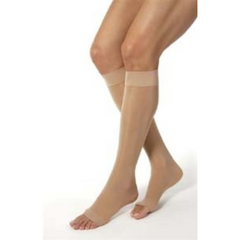 BSN Medical Compression Stocking JOBST UltraSheer Knee High Large / Full Calf Natural Open Toe - M-801021-3125 | Pair