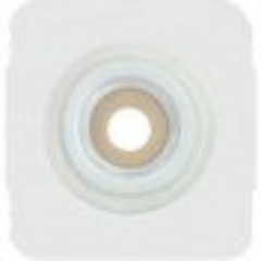 Hollister Inc Ostomy Barrier Securi-T® Trim to Fit, Standard Wear Adhesive Tape Collar 57 mm Flange Red Code System Up to 1-3/4 Inch Opening 5 X 5 Inch - M-1019438-1503 - Box of 5