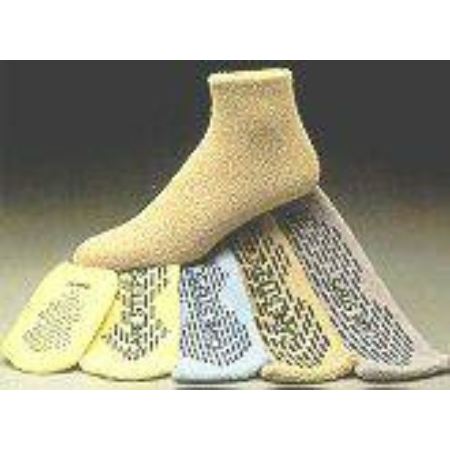 Alba Healthcare Slipper Socks Care-Steps® X-Large Gray Above the Ankle - M-221486-4553 - Case of 48