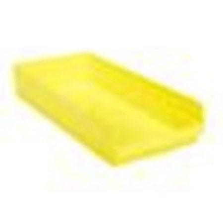 Akro-Mils Shelf Bin Akro-Mils® Yellow Industrial Grade Polymers 4 X 4-1/8 X 17-7/8 Inch - M-179322-1312 - CT/12 - Axiom Medical Supplies