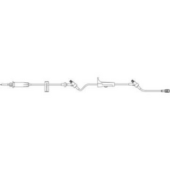 B. Braun Primary Administration Set Caresite® 15 Drops / mL Drip Rate 104 Inch Tubing 2 Ports - M-850388-3668 - Each