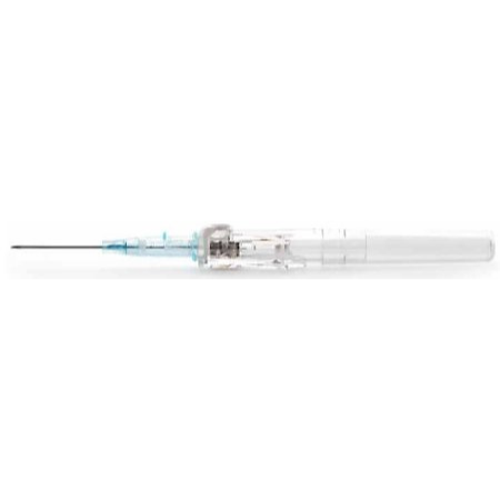 Becton Dickinson Peripheral IV Catheter Insyte™ Autoguard™ BC 24 Gauge 0.75 Inch Button Retracting Safety Needle - M-777591-1779 - Box of 50