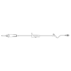 B. Braun Primary Administration Set BBraun 15 Drops / mL Drip Rate 93 Inch Tubing 1 Port - M-237911-3725 - Case of 50