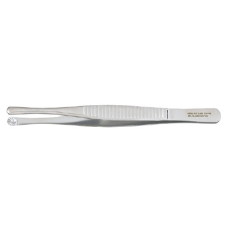 Miltex Tissue Forceps Vantage® Russian 6 Inch Length Floor Grade Stainless Steel NonSterile NonLocking Thumb Handle Straight - M-768728-1337 - Each