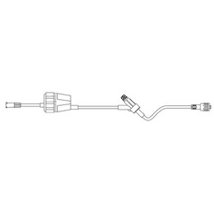 B. Braun Extension Set 18 Inch Tubing 1 Port 2.7 mL Priming Volume DEHP-Free - M-412491-3254 - Case of 50