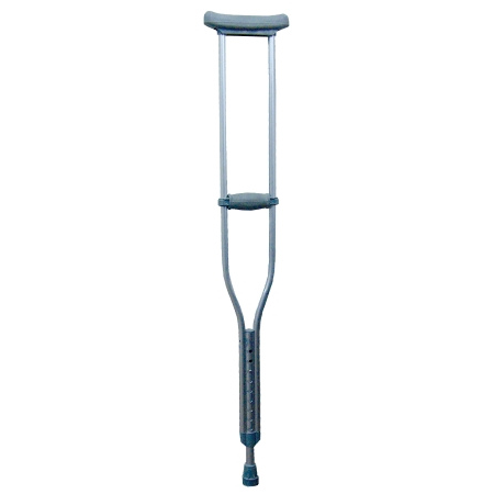 Drive Medical Underarm Crutches EZ Adjust Aluminum Frame Child 300 lbs. Weight Capacity Clip Adjustment - M-686787-1583 - Case of 8