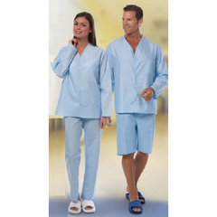Fashion Seal Uniforms Pajama Shorts Medium Light Blue Adult Unisex - M-785792-3625 - Each