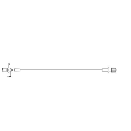 B. Braun Extension Set 22 Inch Tubing 2 Ports 1.8 mL Priming Volume DEHP - M-171373-3185 - Case of 50