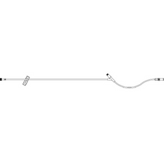 ICU Medical Extension Set LifeShield™ 8 Inch Tubing 1 Port 1.2 mL Priming Volume DEHP-Free - M-736836-4620 - Case of 50