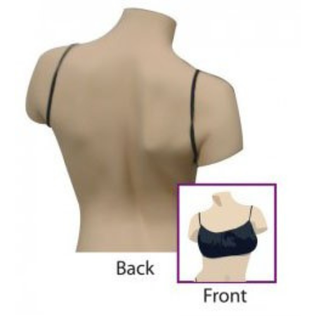 Dukal Disposable Bra Reflections™ Black Large/X-Large - M-1059855-4097 - Case of 600