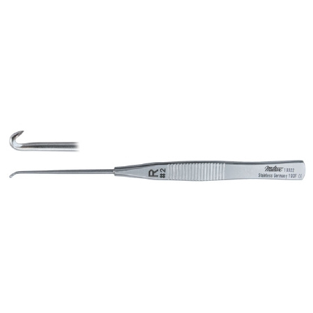 Miltex Phlebectomy Hook Miltex® Mueller 4-7/8 Inch Length German Stainless Steel NonSterile Reusable - M-764606-4642 - Each