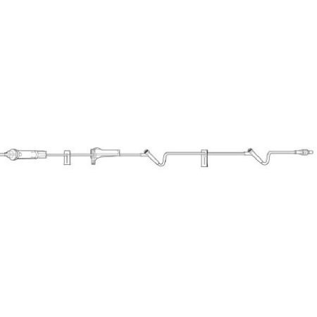 Baxter Primary Administration Set Interlink® 10 Drops / mL Drip Rate 101 Inch Tubing 2 Ports - M-254608-4053 - Case of 48