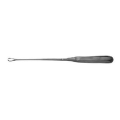 V. Mueller Uterine Curette V. Mueller® Sims 11 Inch Length Single-ended Hollow Handle with Grooves Size 6 Tip Sharp Teardrop Loop Tip - M-803490-2356 - Each