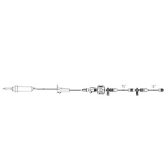 Smiths Medical Pressure Monitoring Kit Logical 84 Inch L, Single Line - M-355760-2695 | Case of 10