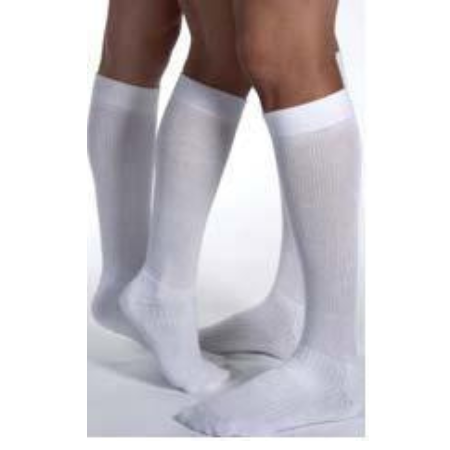 BSN Medical Compression Stocking JOBST ActiveWear Knee High Small Cool White Closed Toe - M-728438-1170 | Pair