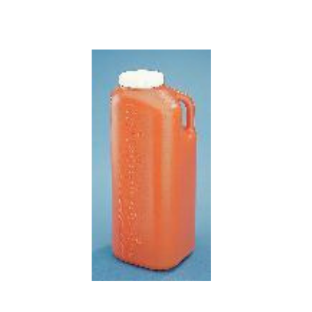 VWR International 24 Hour Urine Specimen Collection Container VWR® 3,000 mL (101 oz.) Screw Cap NonSterile - M-936006-3422 - Case of 40