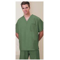Fashion Seal Uniforms Scrub Shirt 3X-Large Burgundy 3 Pockets Short Set-In Sleeve Unisex - M-538898-3312 - Each