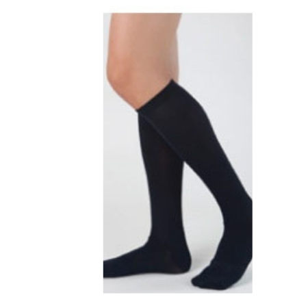 Carolon Company Compression Stocking Health Support Knee High Size E / Regular Black Closed Toe - M-998993-2183 | CT/10