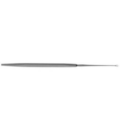 V. Mueller Ear Curette V. Mueller® Freimuth 6-1/4 Inch Length Single-ended Handle Large, 3.5 X 6.6 mm Tip Serrated Oval Loop Tip - M-802664-1031 - Each