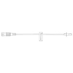 B. Braun Extension Set SafeLine* 7 Inch Tubing 1 Port 0.4 mL Priming Volume - M-384159-3873 - Case of 50