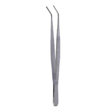 V. Mueller Vascular Tissue Forceps V. Mueller® DeBakey 6 Inch Length Surgical Grade Stainless Steel NonSterile NonLocking Thumb Handle Angled 2 mm Wide Jaws - M-774445-4200 - Each