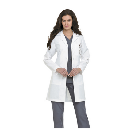Landau Uniforms Lab Coat White Size 10 Mid Length Reusable - M-993751-1093 - Each