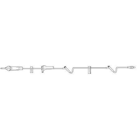 Baxter Primary Administration Set Interlink® 10 Drops / mL Drip Rate 101 Inch Tubing 2 Ports - M-254608-1883 - Each