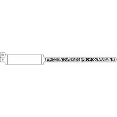 Precision Dynamics Identification Wristband Splash Strap® Write On Band Permanent Snap Without Legend - M-401661-4844 - Box of 500
