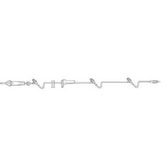 Baxter Primary Administration Set Clearlink™ 10 Drops / mL Drip Rate 110 Inch Tubing 3 Ports - M-444063-3675 - Each