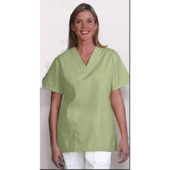 Fashion Seal Uniforms Scrub Shirt 2X-Large Burgundy 2 Pockets Short Set-In Sleeve Female - M-714428-3513 - Each