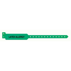 Precision Dynamics Identification Wristband Sentry® Superband® Alert Bands® Alert Band Permanent Snap Latex Allergy - M-701802-3904 - Box of 500