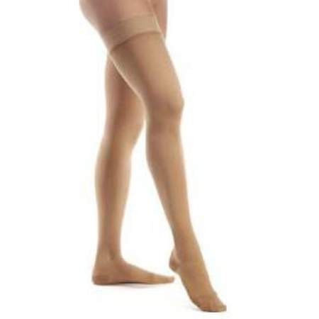BSN Medical Compression Stocking JOBST® Relief® Thigh High Medium Black Closed Toe - M-761907-1593 - Pair