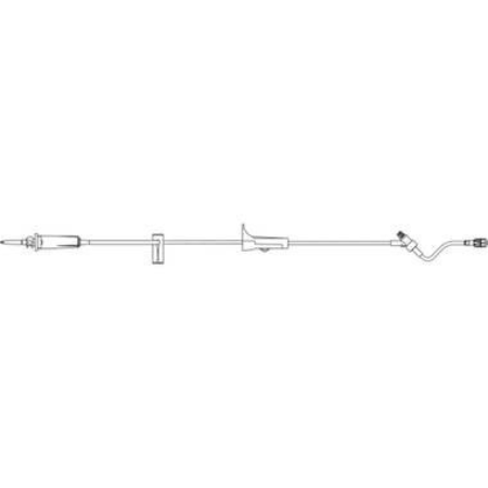 B. Braun Primary Administration Set 15 Drops / mL Drip Rate 113 Inch Tubing 1 Port - M-973842-3221 - Case of 50