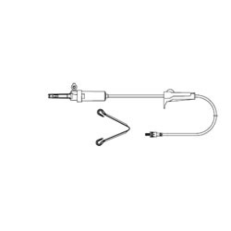 Amsino International Secondary Piggyback IV Sets AMSafe® Rotating Luer Lock - M-688061-1852 - Case of 50