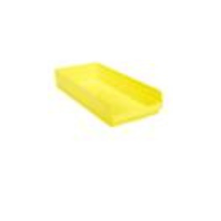 Akro-Mils Shelf Bin Akro-Mils® Yellow Industrial Grade Polymers 4 X 4-1/8 X 11-5/8 Inch - M-179316-2070 - CT/24 - Axiom Medical Supplies