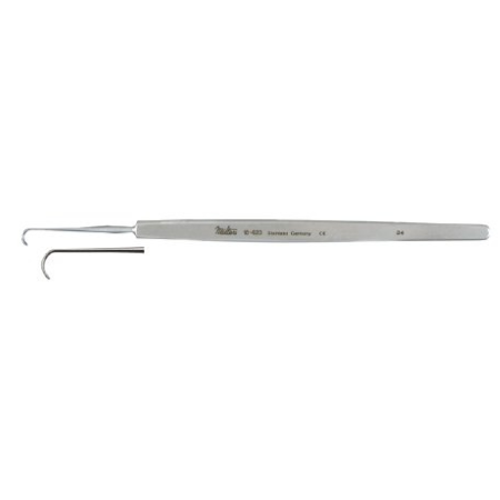 Miltex Corneal Hook Miltex® Wiener 5 Inch Length German Stainless Steel NonSterile Reusable - M-485538-1125 - Each