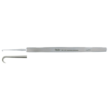 Miltex Dermal Biopsy Hook Miltex® Seltzer 6-1/2 Inch Length German Stainless Steel NonSterile Reusable - M-531626-4579 - Each