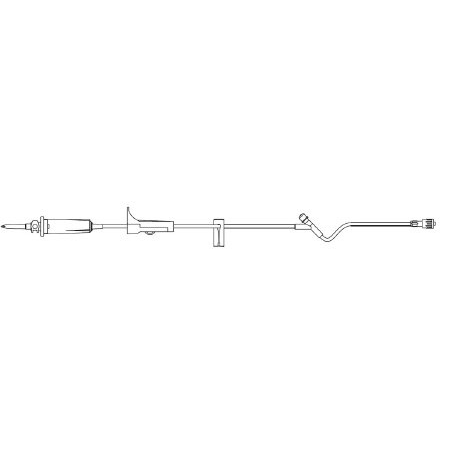 B. Braun Primary Administration Set 15 Drops / mL Drip Rate 106 Inch Tubing 1 Port - M-279228-1479 - Case of 50