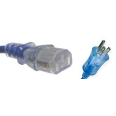 Nurse Assist Power Cord 125Vac 13 Amps Blue Hospital Grade 15 Foot - M-551918-1396 - Each