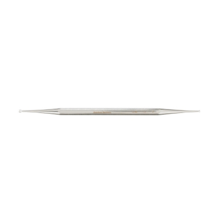 Excavator Curette McKesson Argent™ 5-1/2 Inch Length Double-ended Solid Octagon Handle 1.5 mm Tip / 2.5 mm Tip Straight Fenestrated Round Cup Tip - M-1110139-2626 - Each