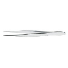 Splinter Forceps McKesson Argent™ Semken 4-1/2 Inch Length Surgical Grade Stainless Steel NonSterile NonLocking Thumb Handle Straight 1.5 mm Sharp Tips - M-487436-2434 - Each